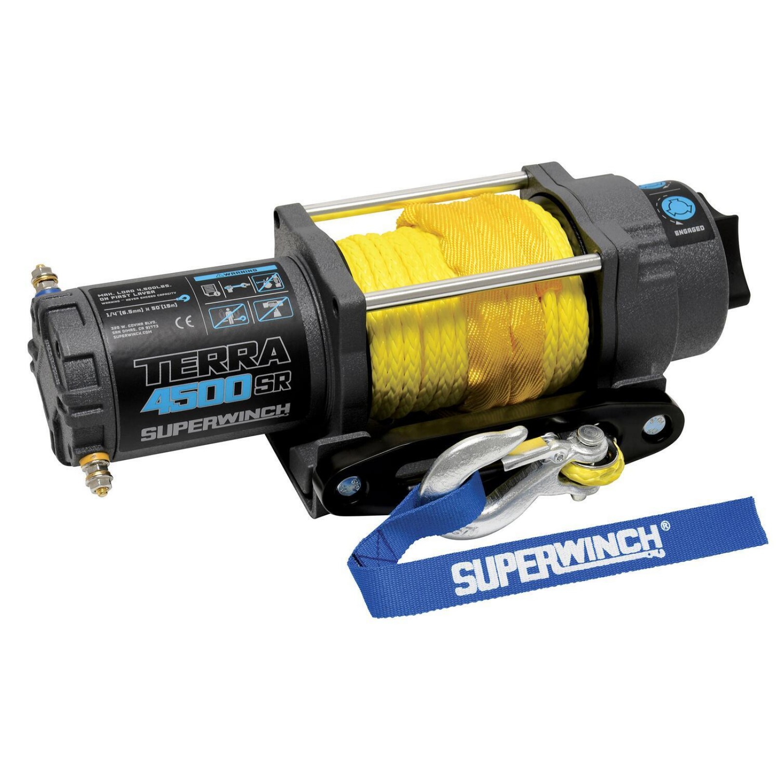 Terra 4500SR Winch with Synthetic Rope