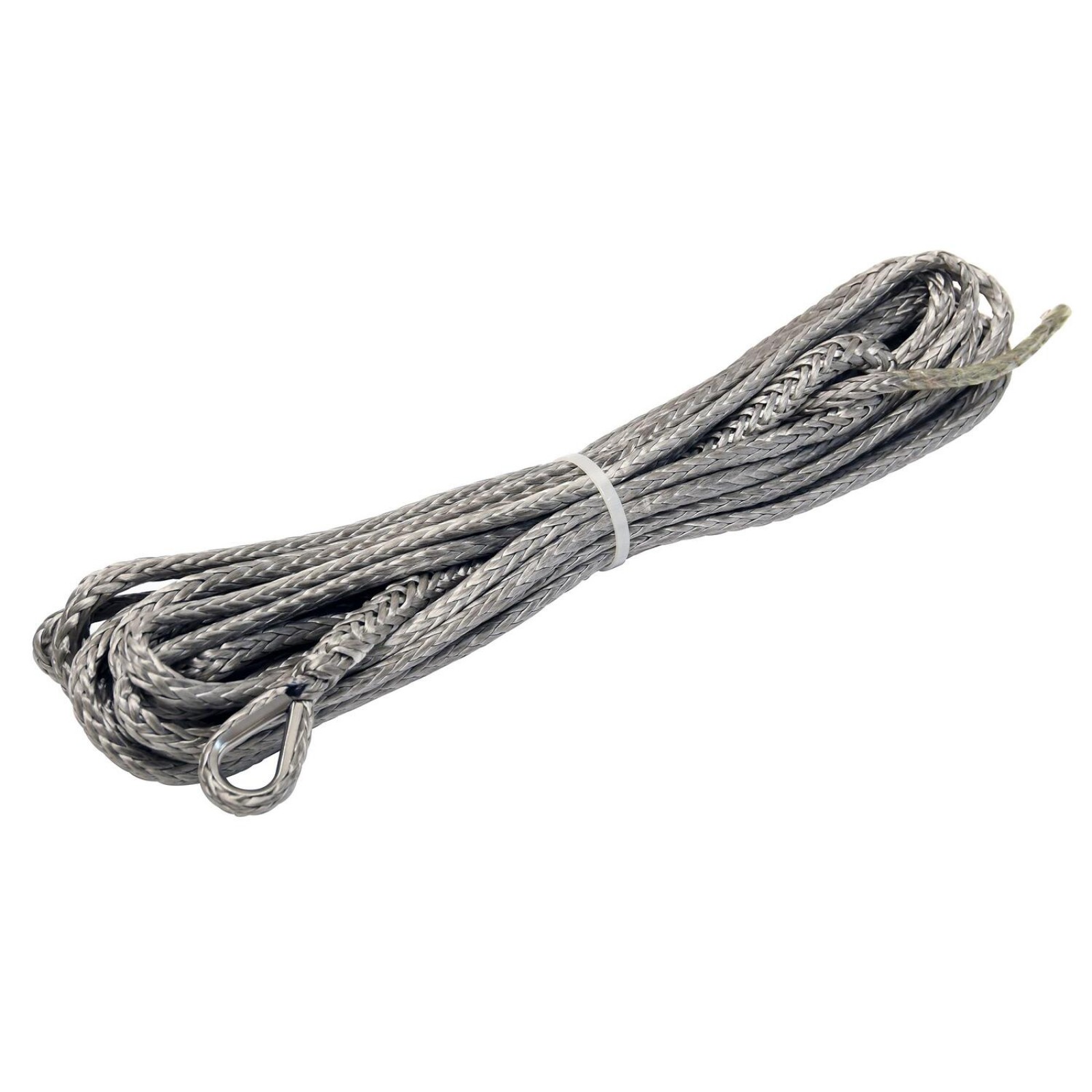 Premium Quality Synthetic Winch Rope 30m x 12mm, Screw Fix