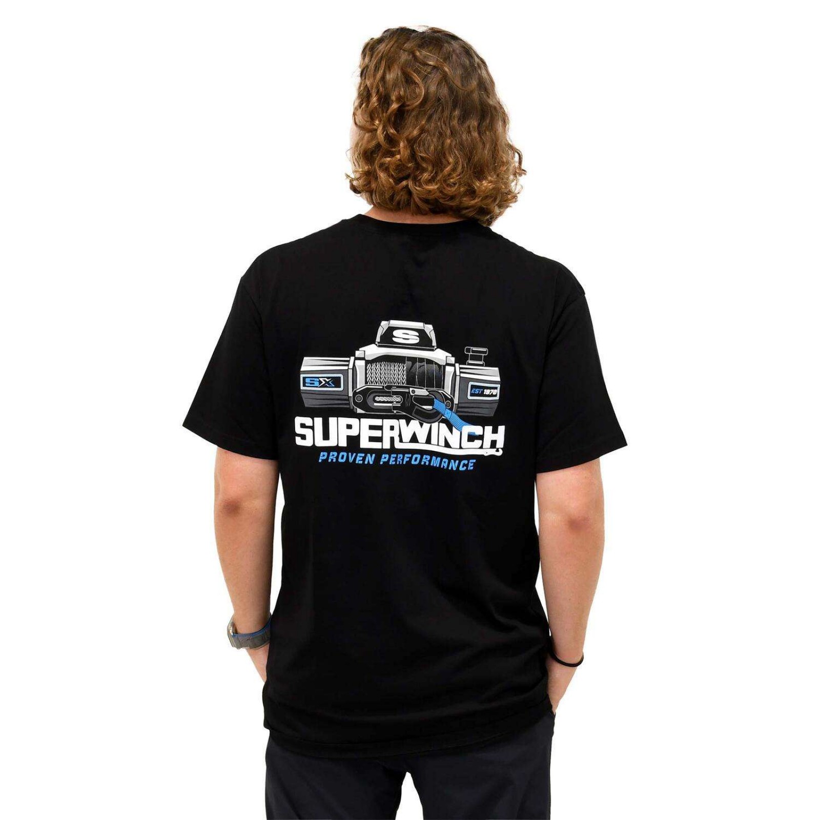 SX Winch T-Shirt Size XXX-Large Black Regular Fit